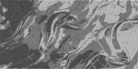 Fototapeta premium riginal black and white fantasy illustration with abstract flowing shapes and dark artistic texture. Handmade digital artwork with unique monochrome style