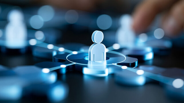 Close-up of a sequence-triggered trust icon concept depicting a pattern-activated collaboration framework, conceptual automation concept, trust framework photography,