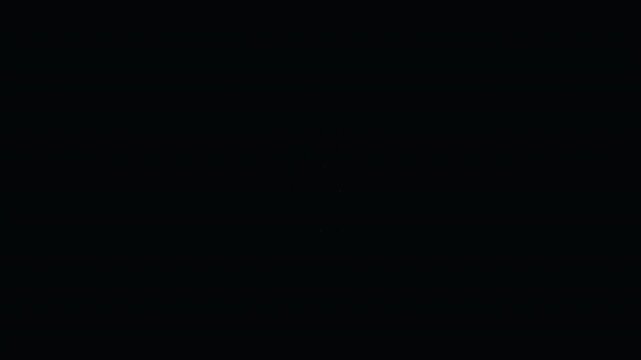 Abstract animation featuring a single glowing cyan neon ring that expands with an organic, wavy edge before smoothly fading out into a solid black background