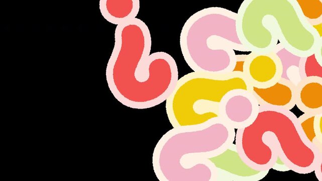 Pastel Question Mark Transition
