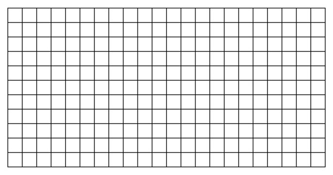 Black grid lines pattern, mesh line geometric square template, square blueprint grid texture on transparent background