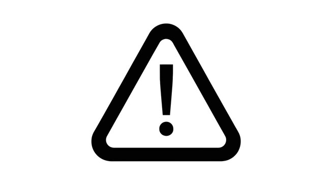 Warning Sign Exclamation Mark Symbol.