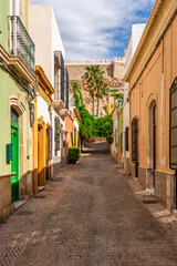 Fototapeta premium Scenic sight in Almeria on a sunny summer morning, Andalusia, Spain.