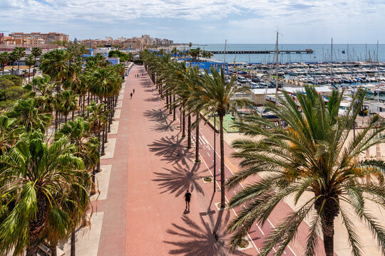 Scenic sight on a sunny day in Almeria, Andalusia, Spain.