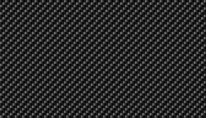 Dark black metallic carbon fiber texture © iPood
