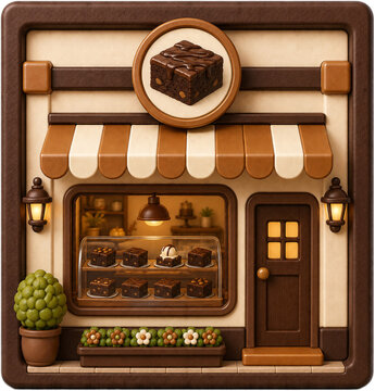 Tiny Brownie Dessert Shop Front