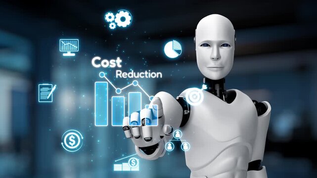 AI artificial intelligence drives cost-saving initiatives via process automation, virtual resource tracking, and intelligent systems for optimized financial performance. Epoch
