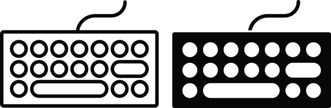 Keyboard icon design template