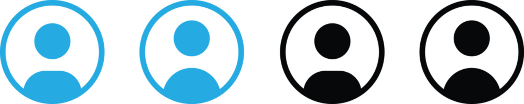 User profile avatar icon