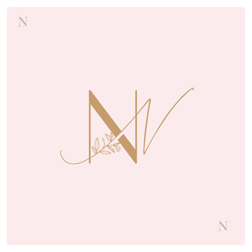 NN, Logo NN, monogram NN, letter NN, alphabet NN