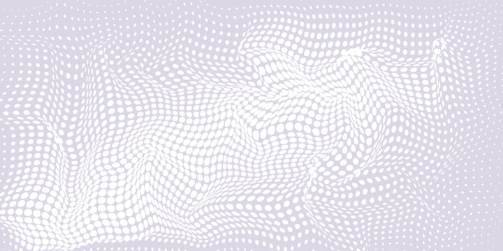 Wave 3d. Wave of particles. Futuristic point wave. Design for poster. Technology vector background. vector