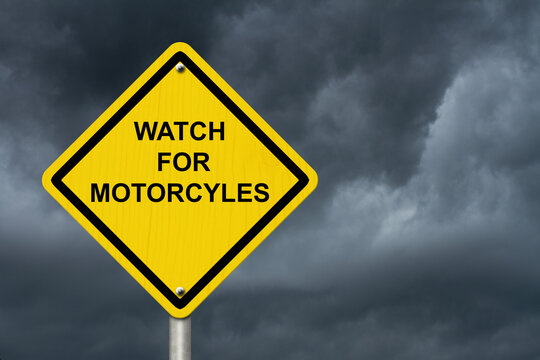 Watch for Motorcycles Warning Sign