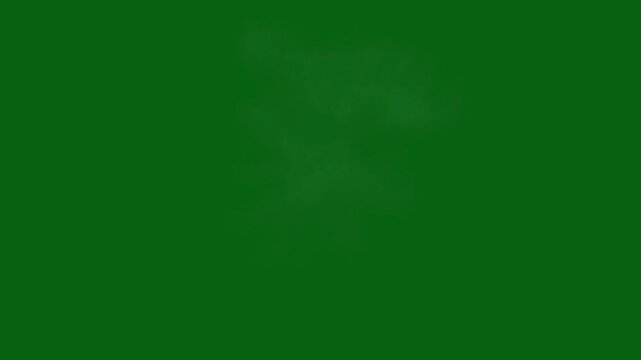 Explosive Burst on Green Screen High-Energy Animation, Easy editable green screen video, high quality vector 3D illustration. Top choice green screen background