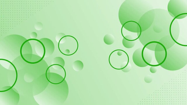 Abstract dark background with overlapping translucent circles modern geometric bokeh animation