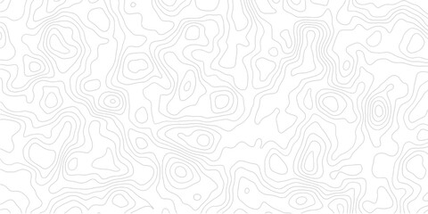 Abstract topographic contour lines with modern geographic relief map background design. Creative terrain elevation pattern featuring smooth cartography grid and flowing map texture. © ALAMA