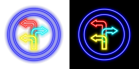 Obraz premium Route Indicator Transparent PNG Icon Design