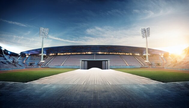 entrance gate to a stadion
