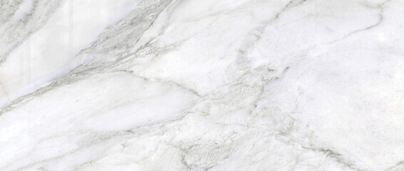 Obraz premium Marble background shows a beautiful white polished stone surface with natural organic grey fracture lines