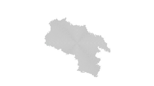 Equatorial Guinea Nation Geometric Land Grey Clipart White State Isolated Vector Swirl Texture Area Drawing Territory Design