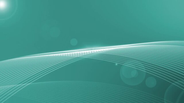 Abstract flowing light wave background animation