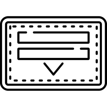 Dropdown Menu Icon