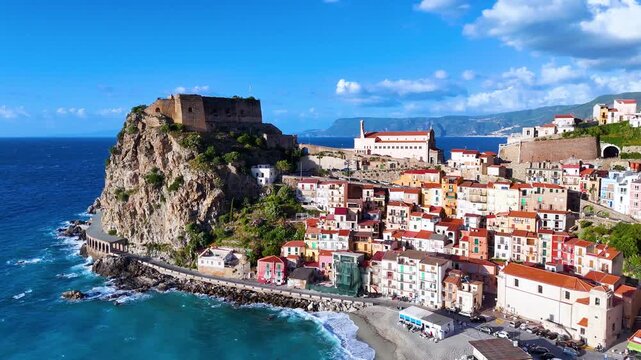 The city of Scilla in the Province of Reggio Calabria, Italy.