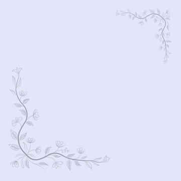 Whimsical hand-drawn floral and foliage collection featuring elegant botanical elements. Luxury vintage-inspired vector set perfect for wedding invitations, save the date cards, wallpaper designs, bra