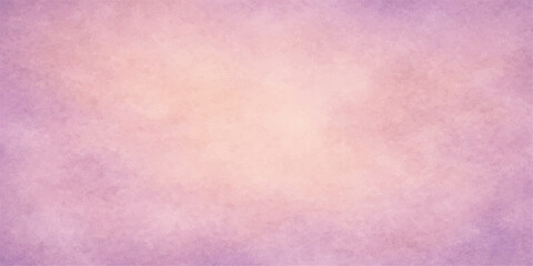 Fototapeta premium Pink watercolor grunge paper texture background with soft vintage abstract paint and purple tones