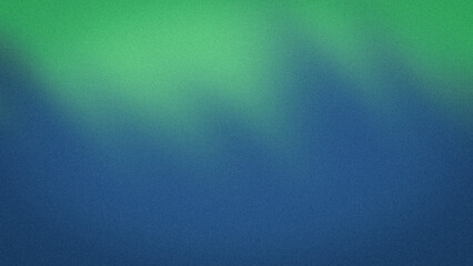 Obraz premium Abstract 4K grainy gradient wallpaper featuring vibrant green and deep blue luxury colors