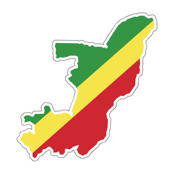 Congo Country Map Icon