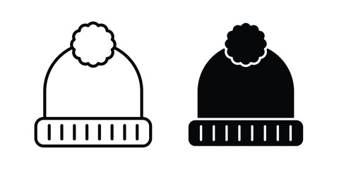 Winter hat icon © student