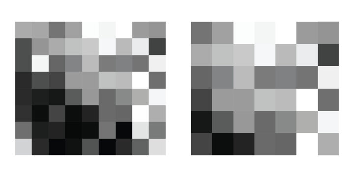 Abstract digital pixelation and low resolution compression artifact background.