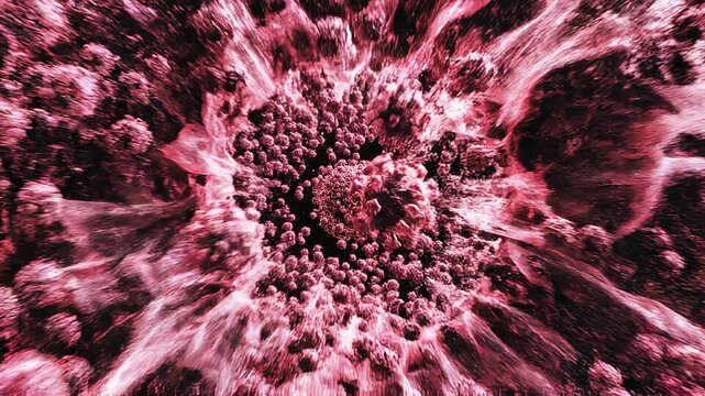 Exponential Hantavirus Spread: Scientific 3D Animation
