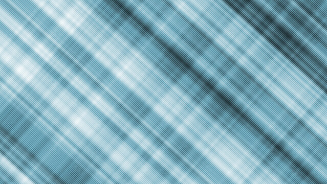 Abstract blue diagonal plaid pattern with faded linear textures