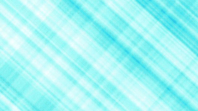Diagonal cyan and white striped pattern with fine grid texture