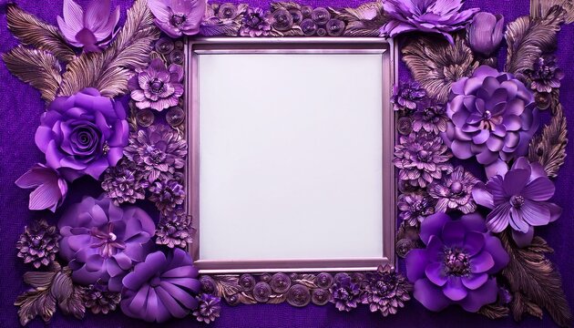 hai artificial funeral flowers known as dok mai chan were used during the royal cremation of the late king of thailand elegant purple floral frame