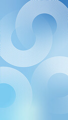 Obraz na płótnie Canvas Abstract circles on blue gradient mobile wallpaper