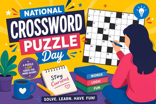 Celebrating National Crossword Puzzle Day with creativity