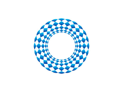 checkered flag circle