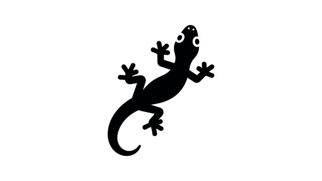 Gecko Lizard Icon Vector Illustration Design