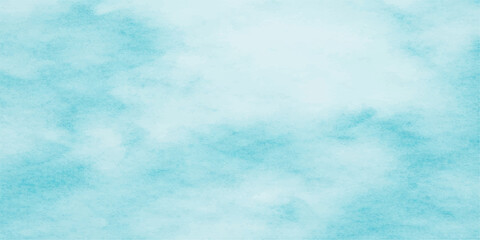 Beautiful fluffy white clouds drift across a bright blue summer sky in this clear and sunny natural landscape atmosphere © QUALITY BOOST