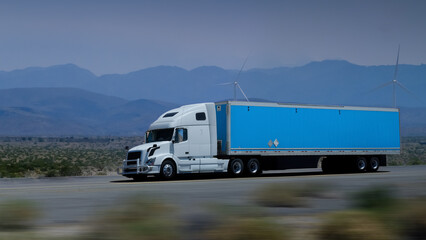 Obraz premium truck on highway