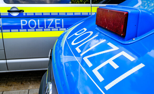 typical german police vehicle