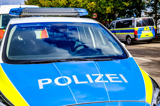 typical german police vehicle