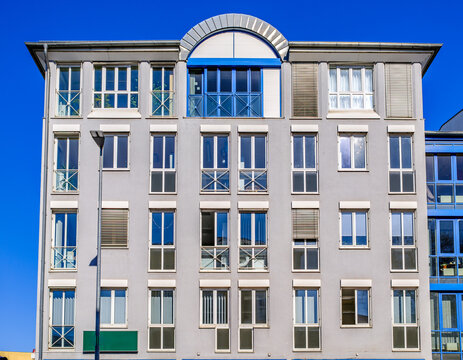 part of a typical apartment house in austria