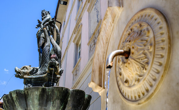 famous old town of Bolzano - italy