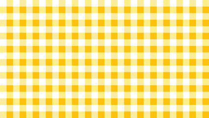 Obraz na płótnie Canvas gingham seamless pattern for fabric. picnic texture Table cloth textile. yellow checkered grid 