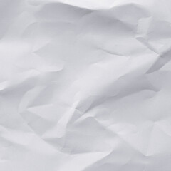 Fototapeta premium Crumpled white paper texture background