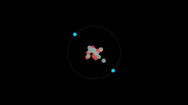 The atomic structure of sodium atom