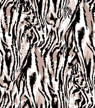 vector design, tiger stripes seamless pattern wallpaper, safari texture textile 